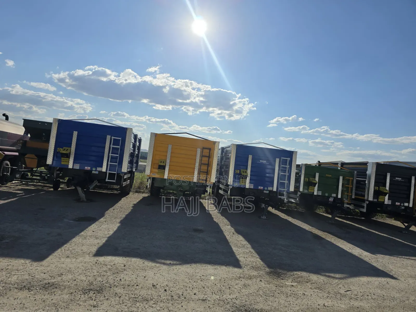 Premium Turkish Made 7.5tons -Class Agribox Tractor Trailers