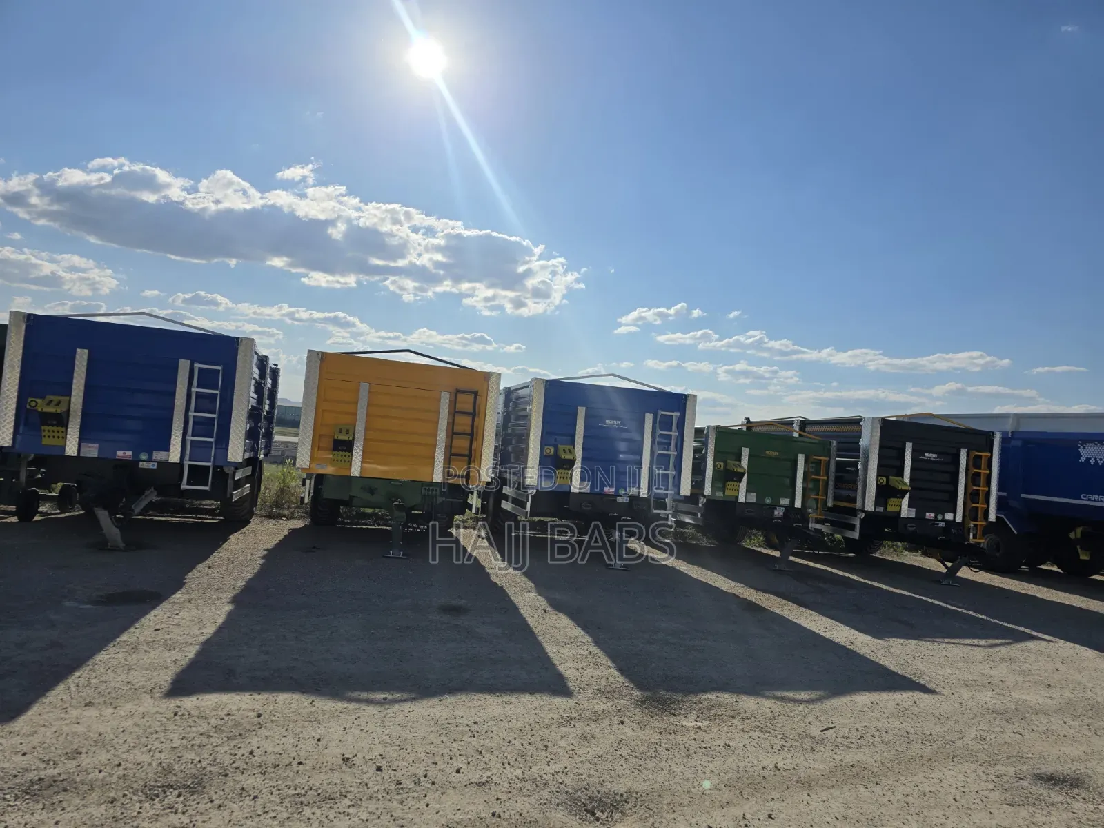 Premium Turkish Made 7.5tons -Class Agribox Tractor Trailers