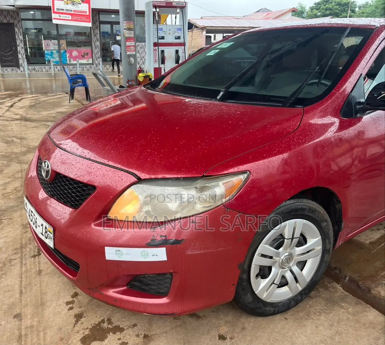 Toyota Corolla Base 4dr Sedan (1.8L 4cyl 5M) 2010 Red