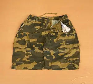 Solid Solid Khaki Sidepock Short Available From Waist 32-38