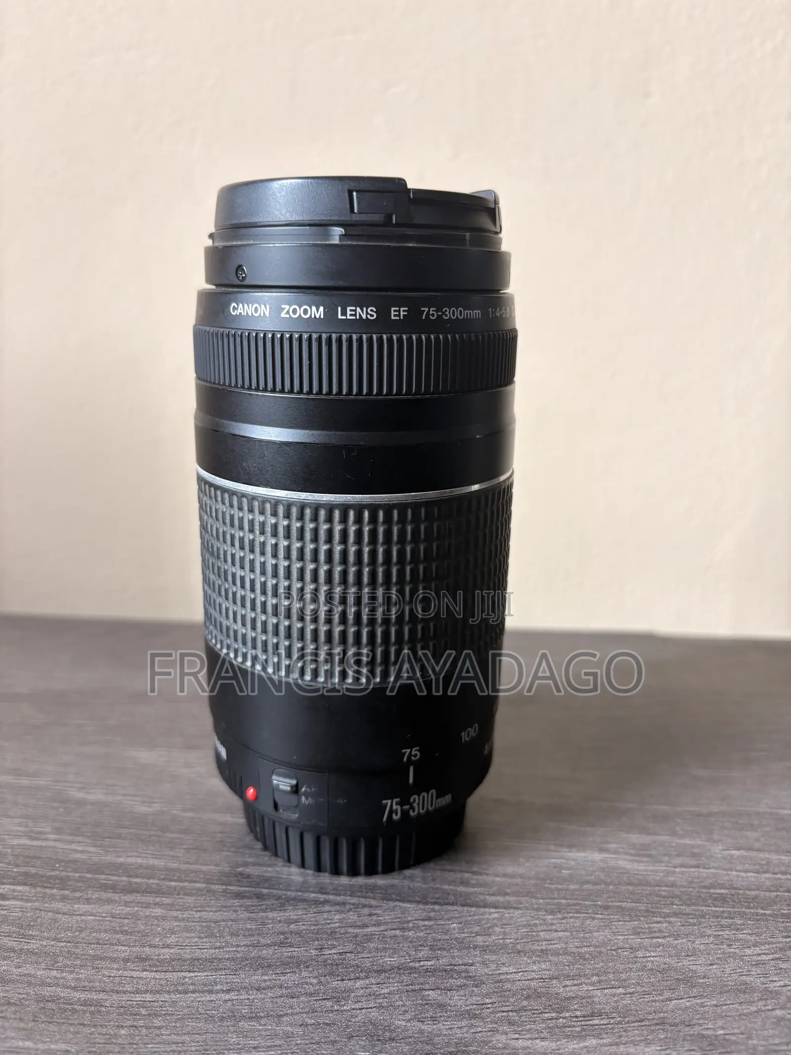 Canon Ef 75-300mm F4-5.6 Zoom Lens Black - Slightly Used