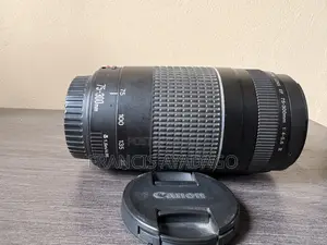 Canon Ef 75-300mm F4-5.6 Zoom Lens Black - Slightly Used