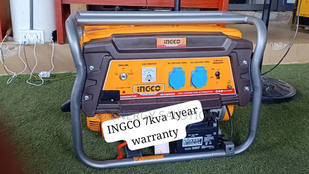 Ingco 7kva Petrol Generator – Reliable Power for Home Business 7kva