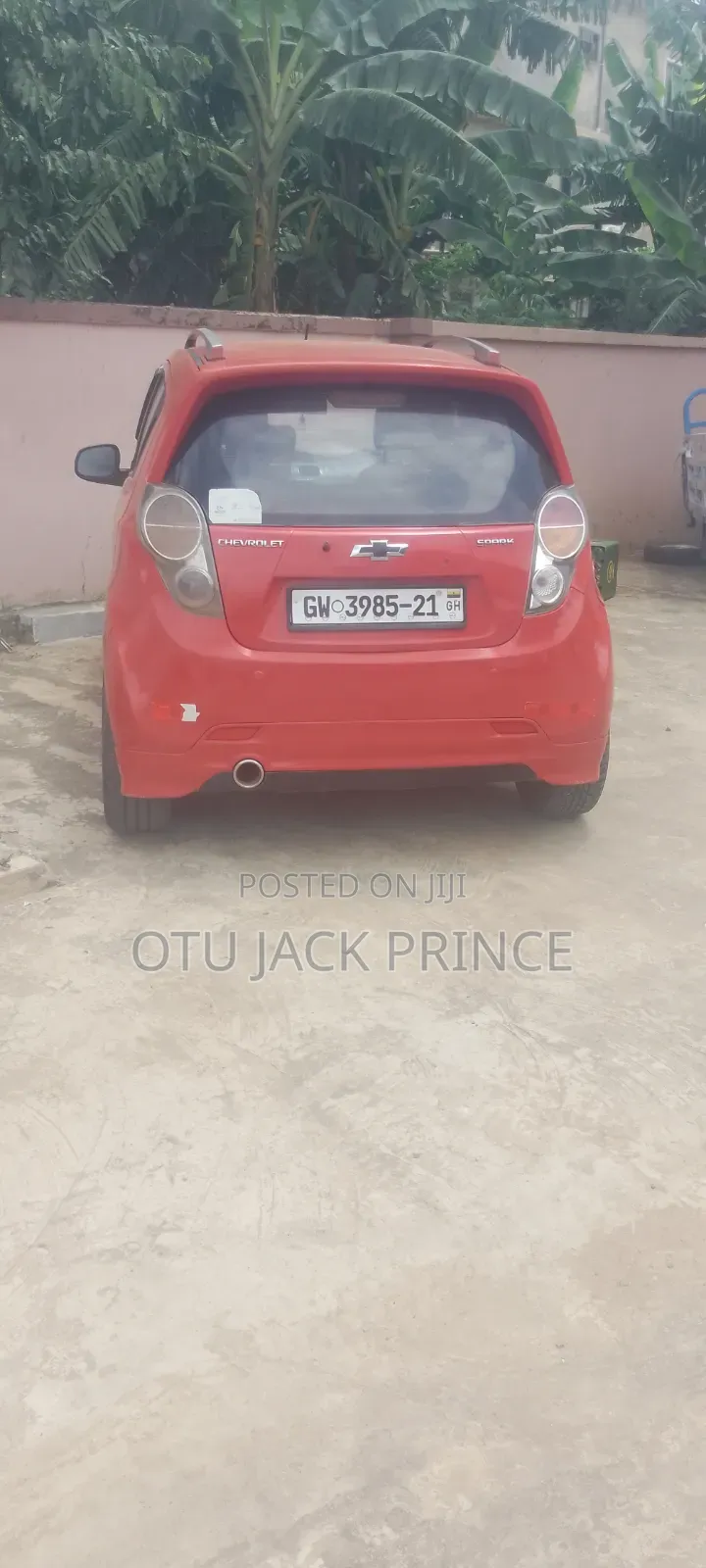 Chevrolet Spark 2011 Red