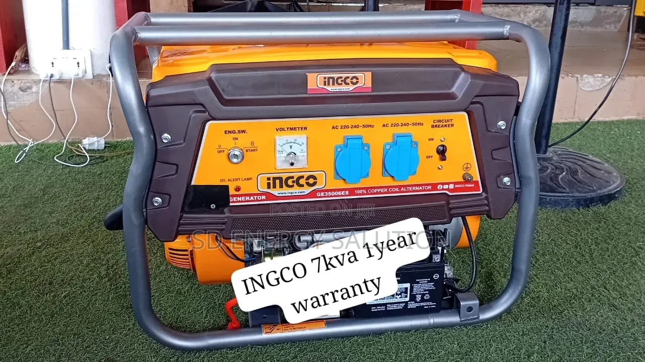 Ingco 7kva Generator – Stable Power for Every Outage 7kva