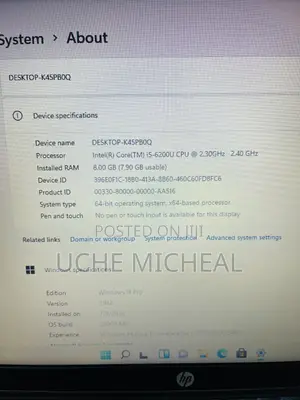 Laptop HP ProBook 450 G3 8GB Intel Core i5 HDD 500GB