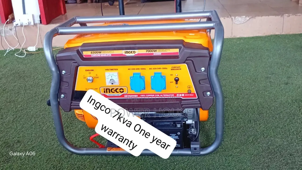 Ingco 7kva Generator – Built for Long-Lasting Performance 7kva