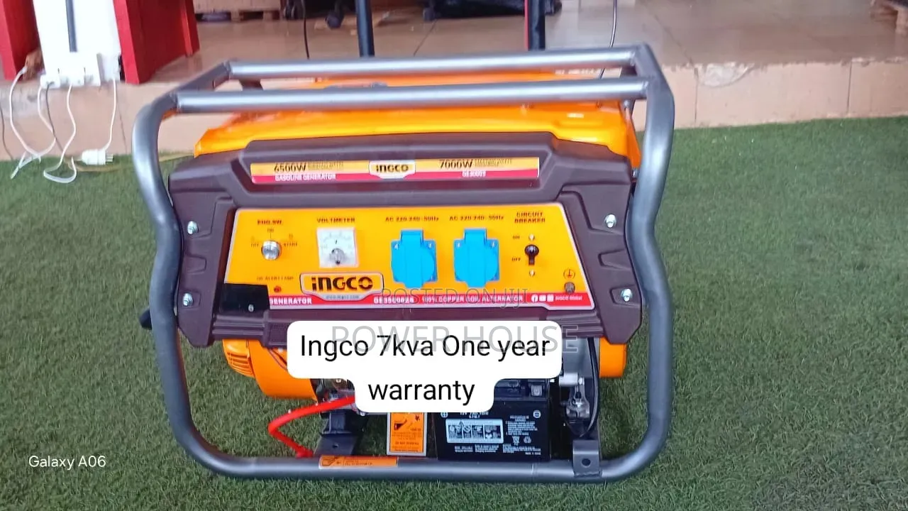 Reliable Power With Ingco 7kva Generator 7kva