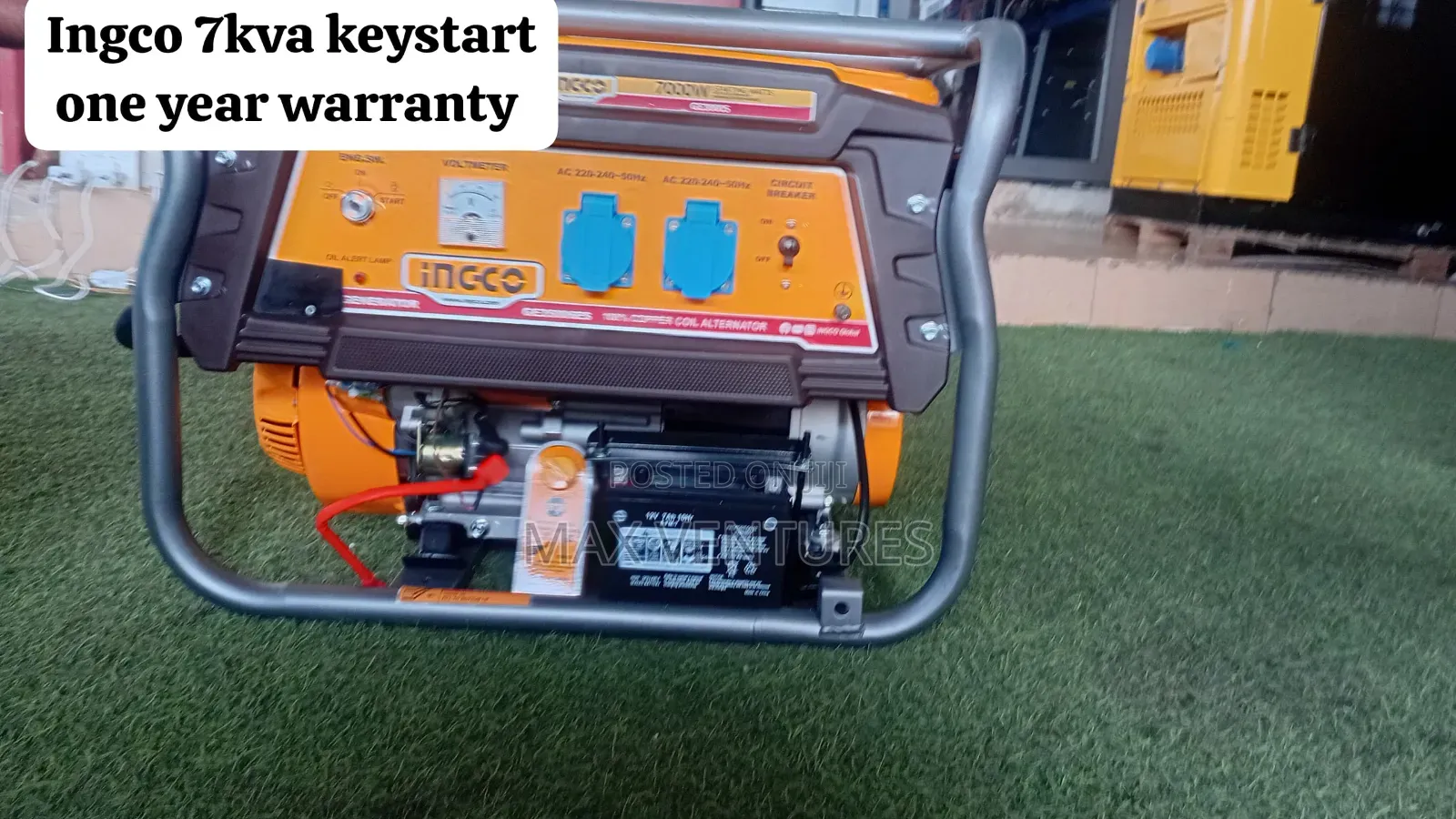 Brand New Ingco 7kva Key Start Generator, Heavy Duty