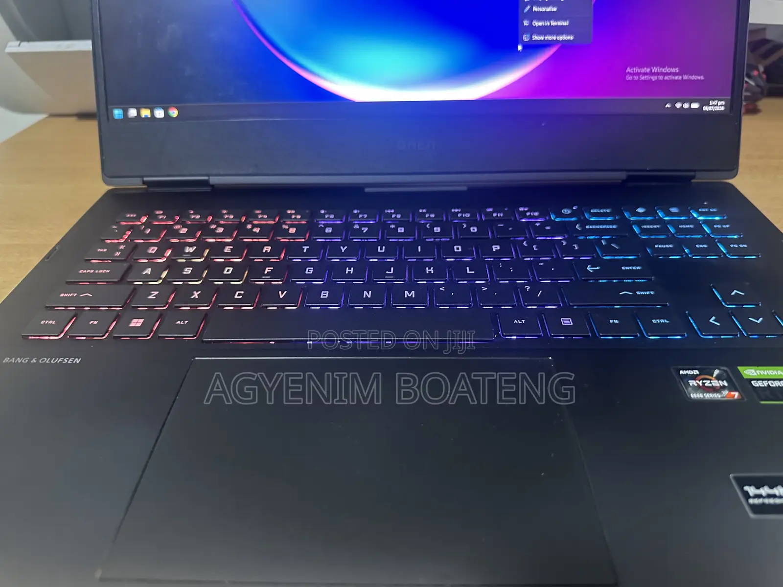 Laptop HP Omen 16 16GB AMD Ryzen 7 SSD 512GB