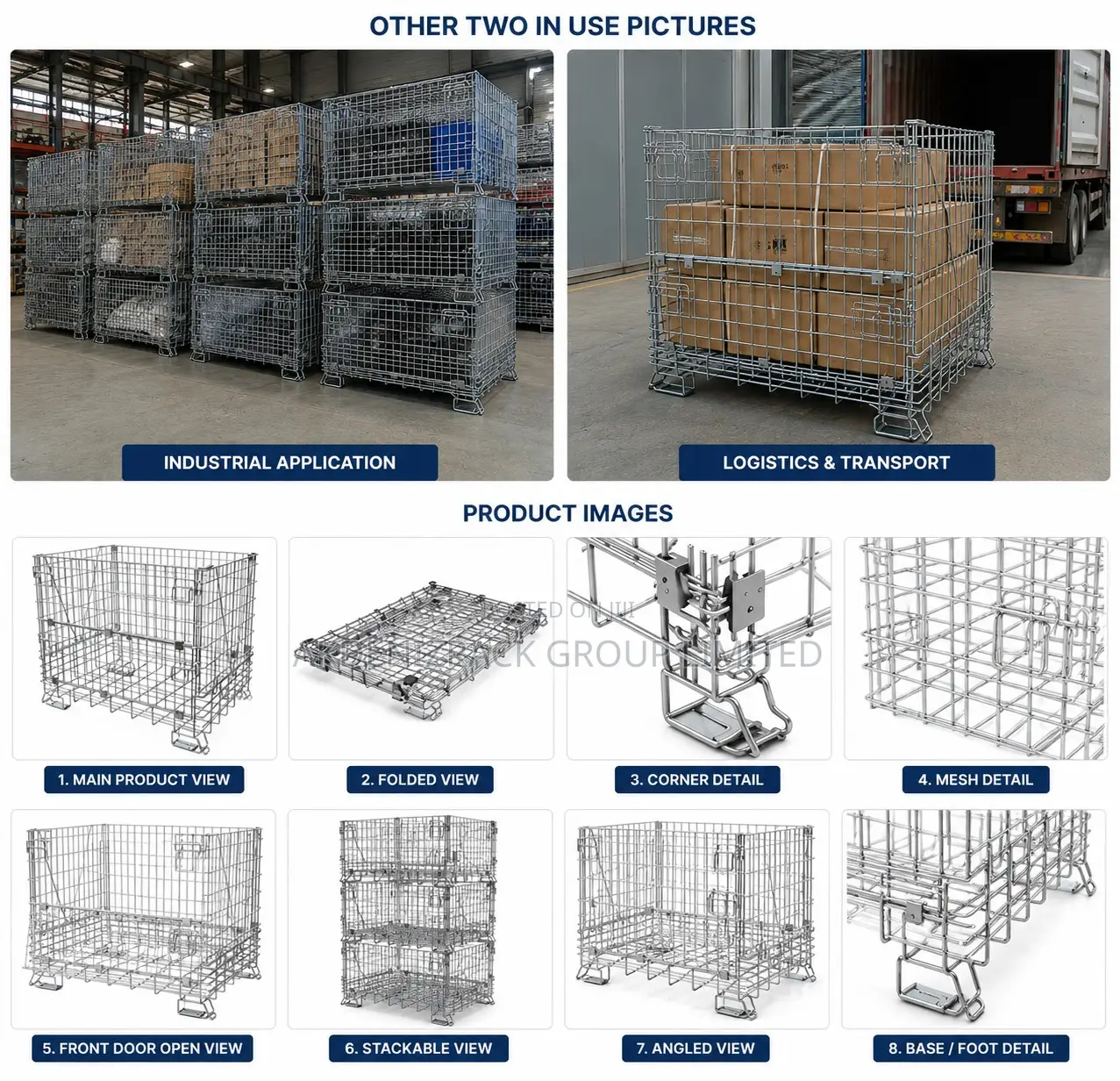 Foldable Metal Basket