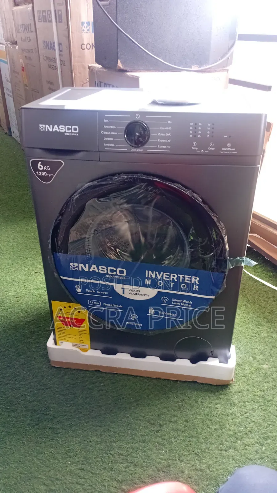 Nasco 6kg Smart Automatic Washing Machine Inverter