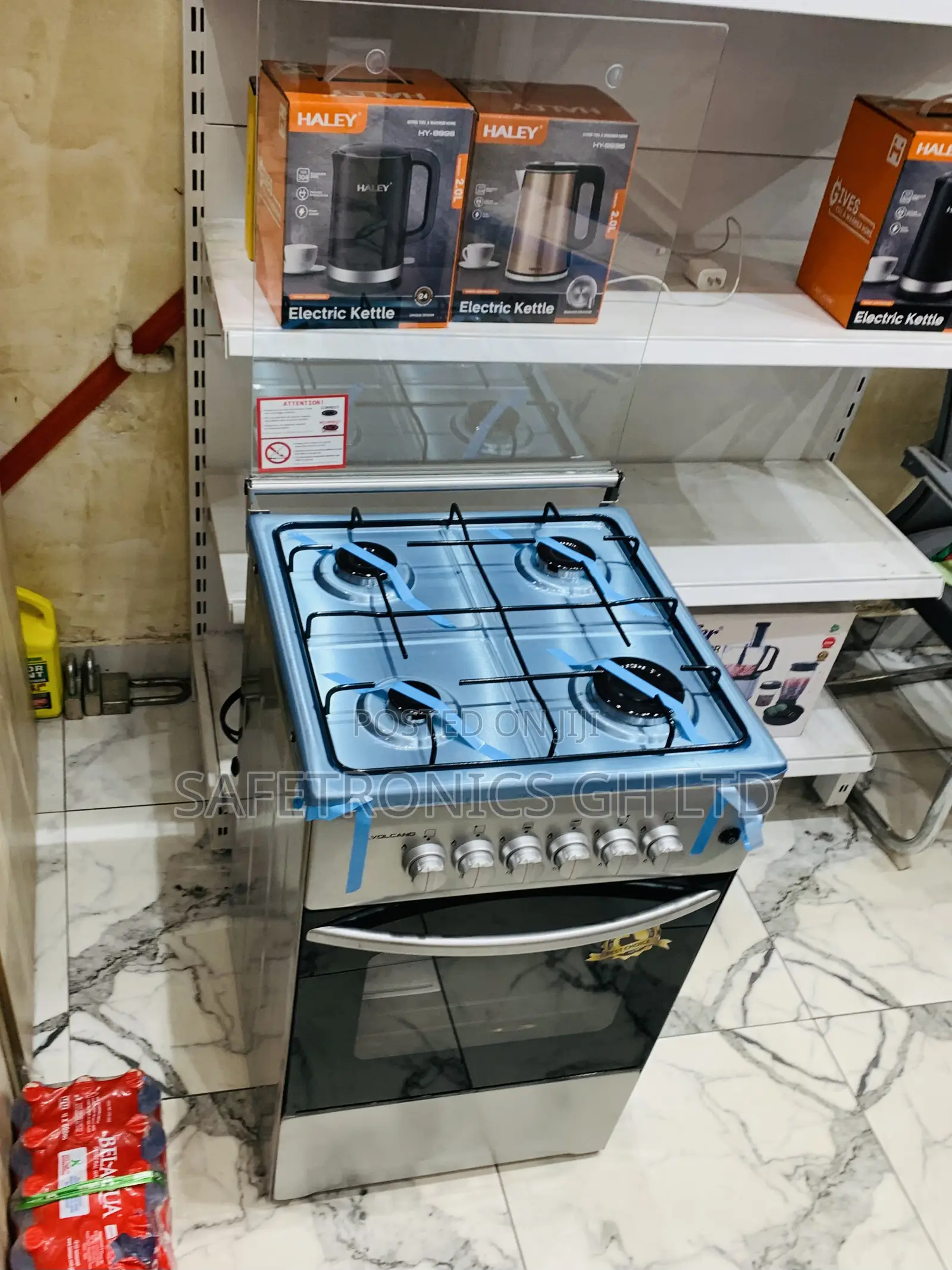 Get Affordable Volcano 5c.Gl Gas Oven 4 Burner Ignition – 50x50cm