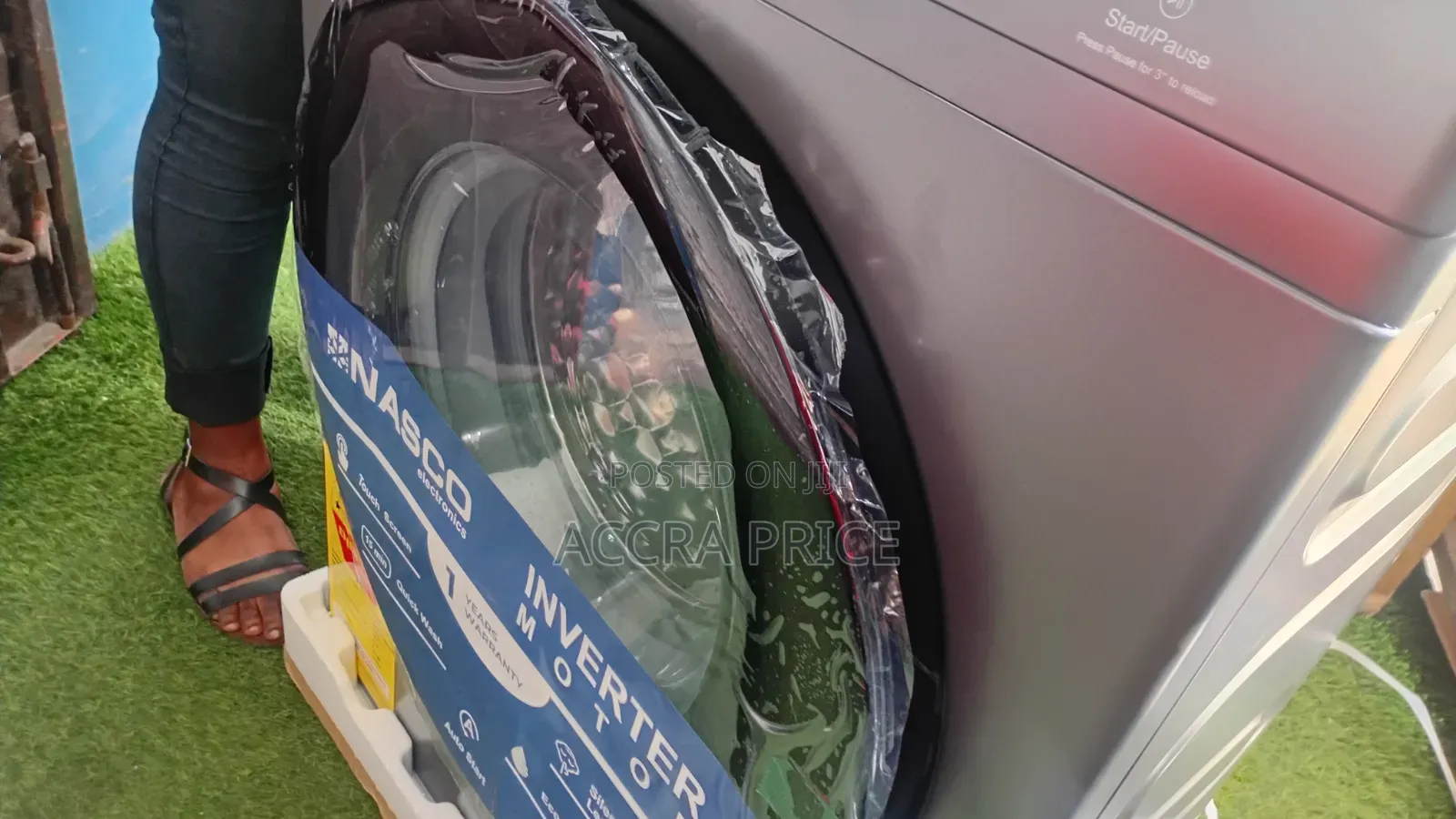 Nasco 6kg Silent Inverter Washing Machine 1200rpm