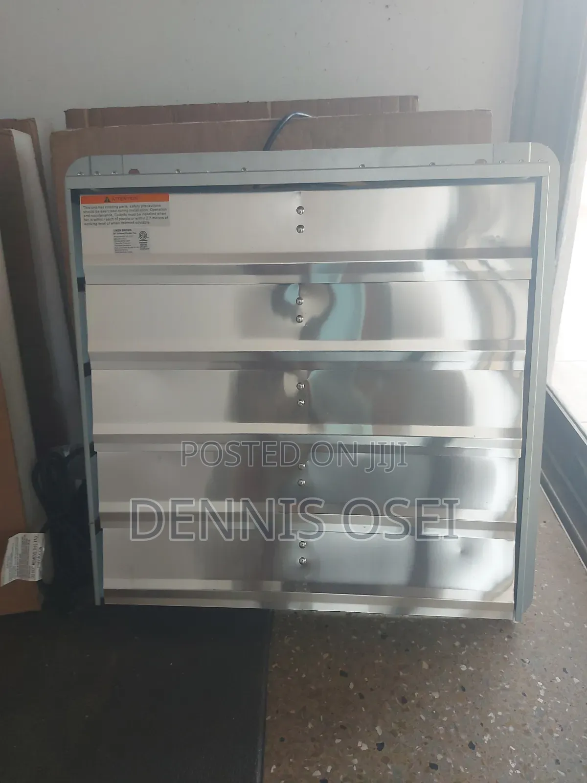 Ken Brown 20 Inch Shutter Exhaust Fan With 1.65 Meters Power Cord
