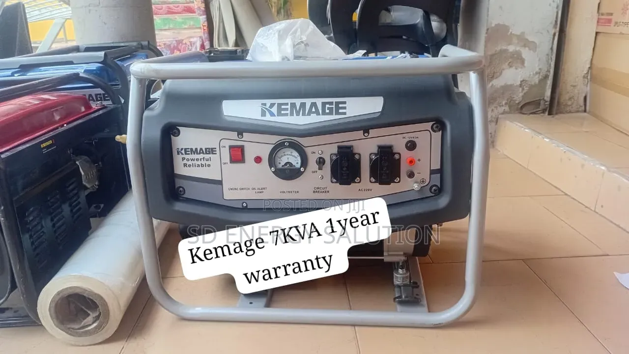 Kemage 7kva Petrol Generator – Efficient Backup Generator 7kva