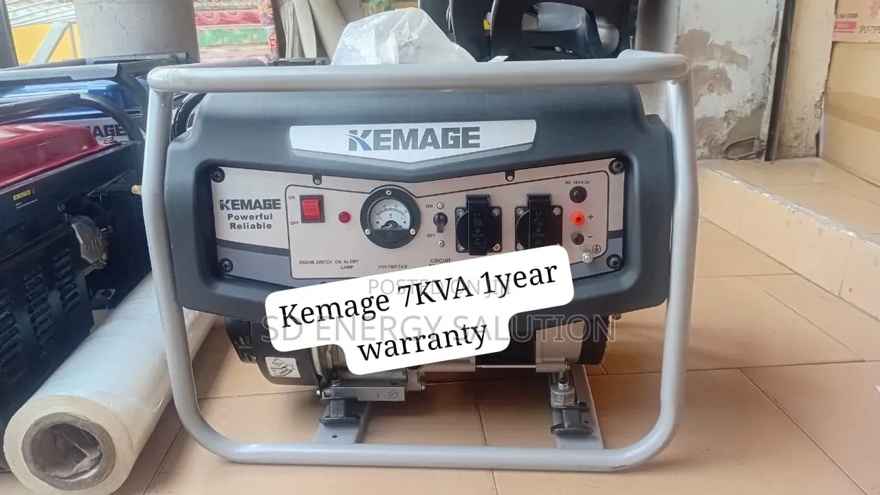 Kemage 7kva Petrol Generator – Efficient Backup Generator 7kva