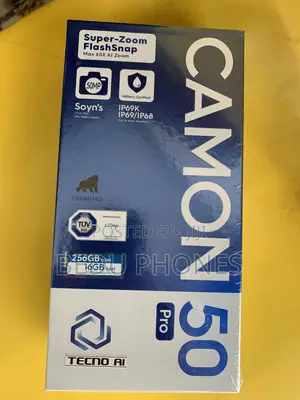 New Tecno Camon 50 Pro 256 GB Gray