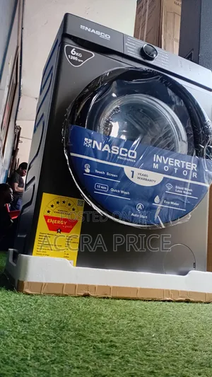 Nasco 6kg Premium Front Load Washer – Quick Wash