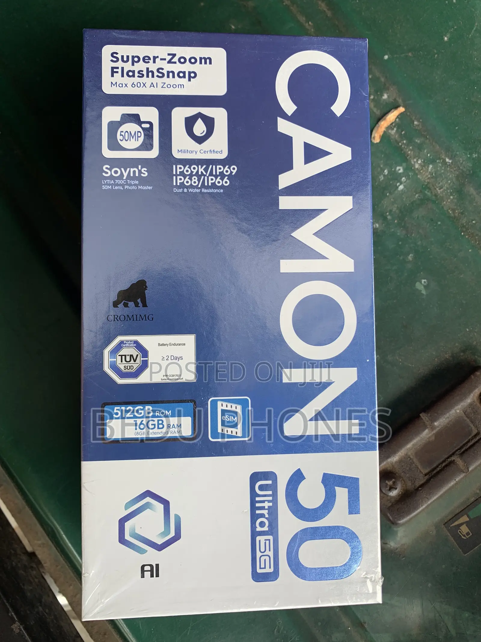 New Tecno Camon 50 Ultra 512 GB Black