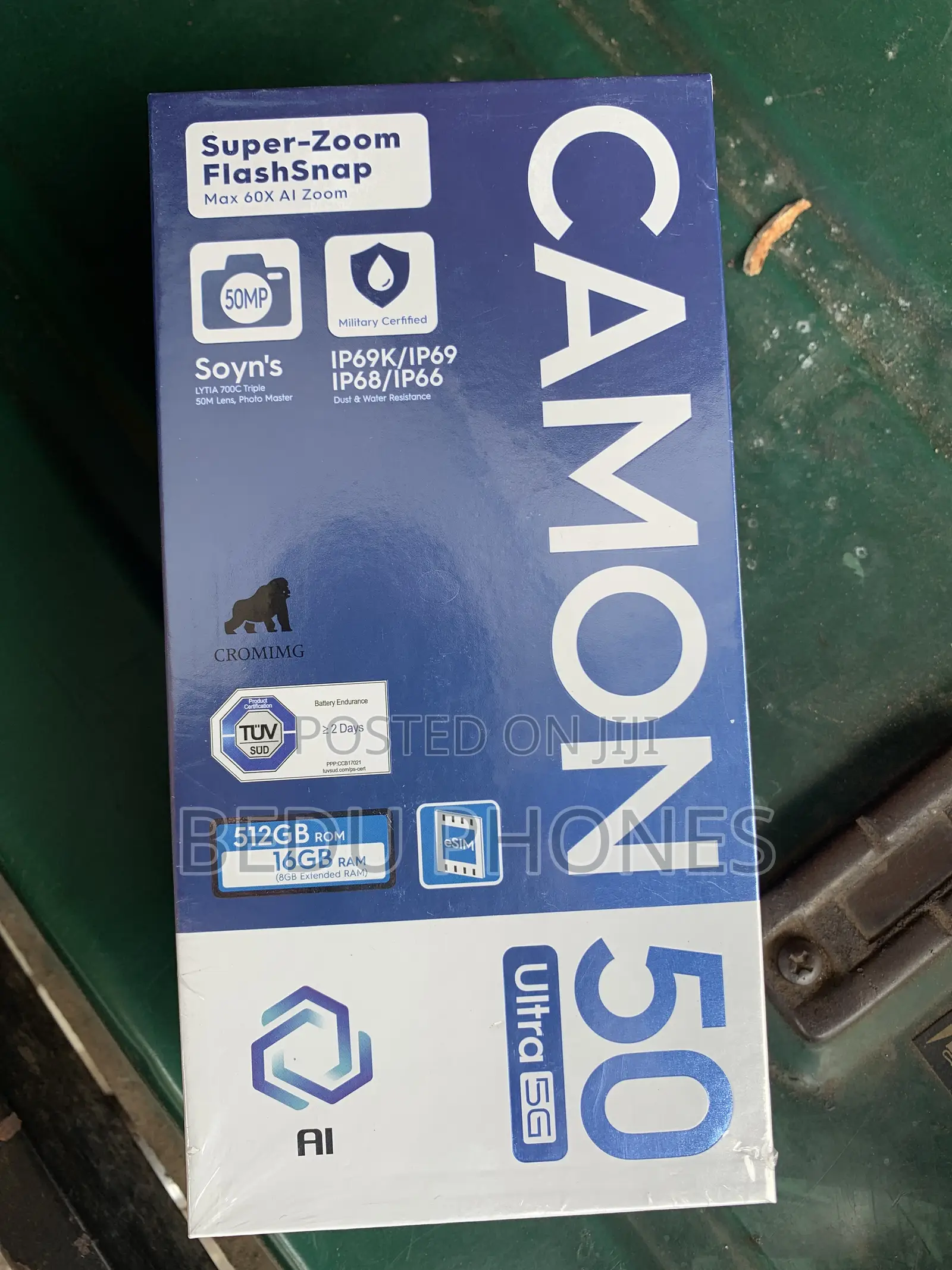 New Tecno Camon 50 Ultra 512 GB Black