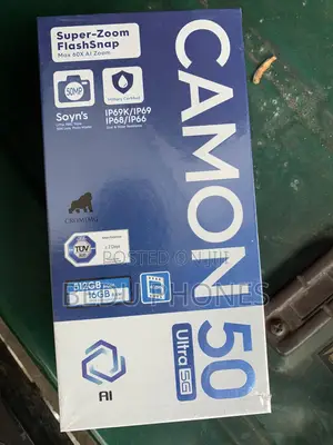 New Tecno Camon 50 Ultra 512 GB Black