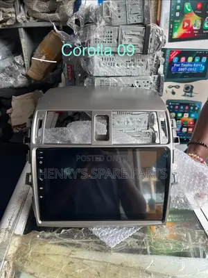 Corolla 2009 Android Screen With a Complete Frame