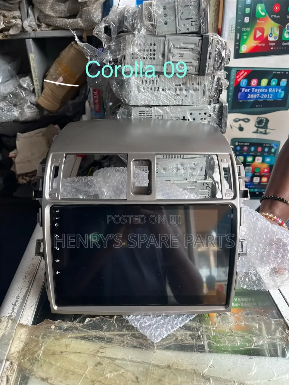 Corolla 2009 Android Screen With a Complete Frame