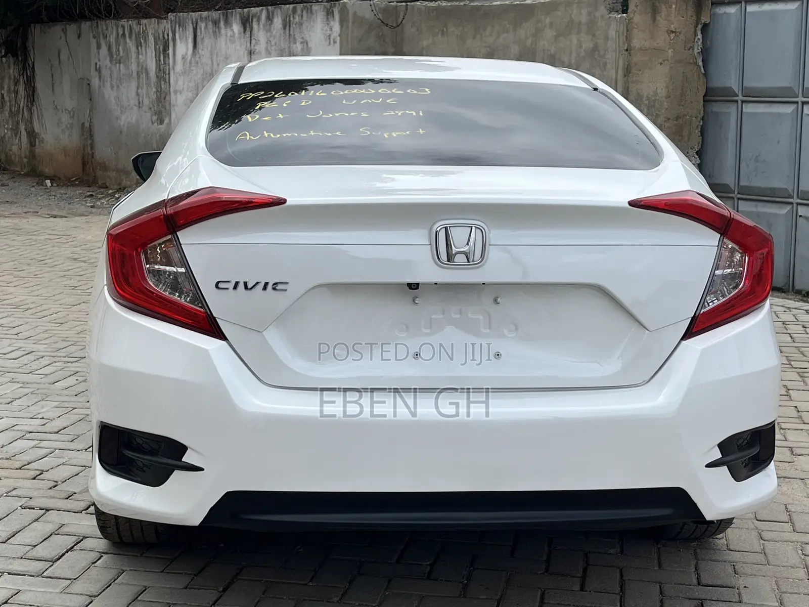 Honda Civic EX 4dr Sedan (1.5L 4cyl) 2016 White