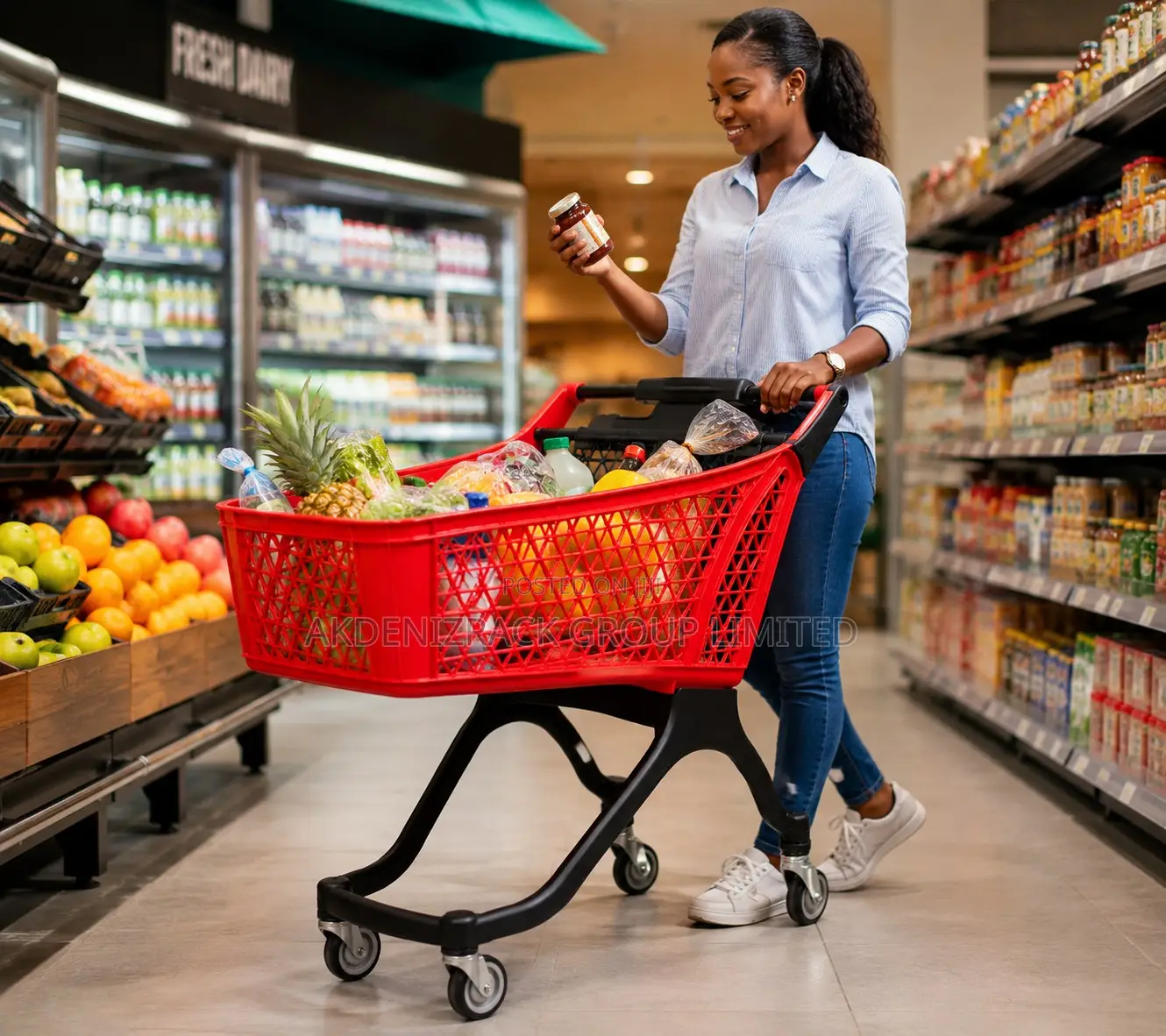 Plastic Market Trolley