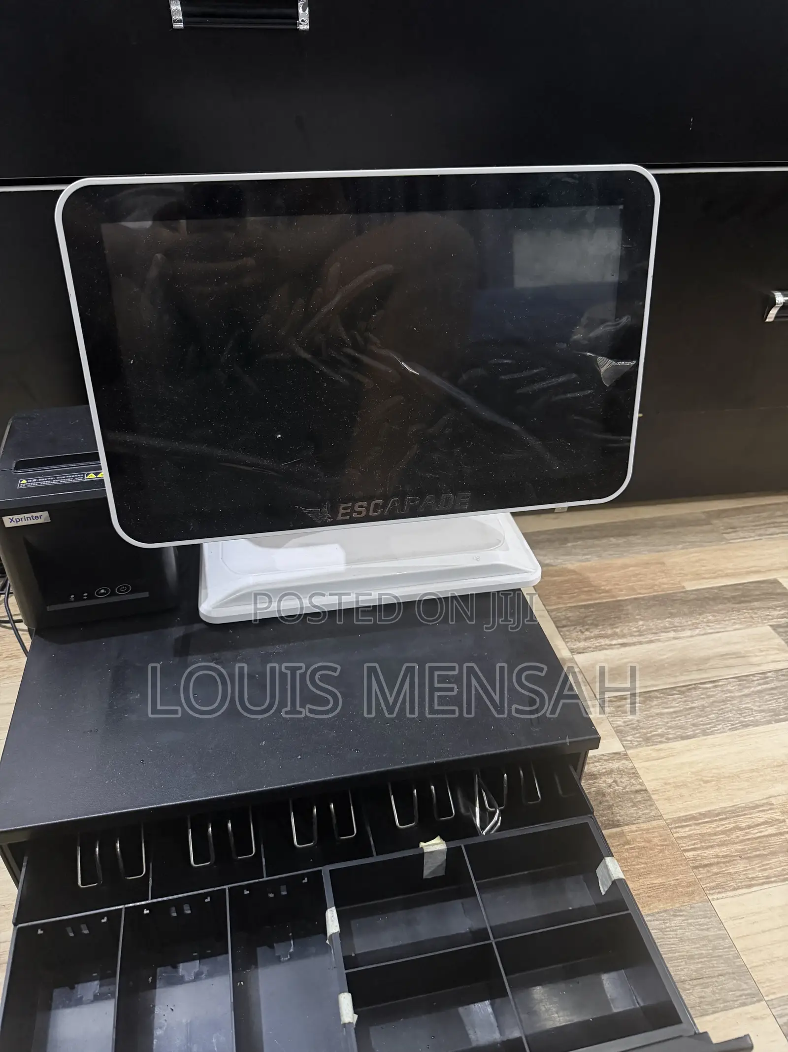 15.6” Touchscreen Pos System With Receipt Printer Cash Drawer