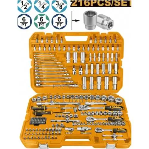 Ingco 216 PCS Combination Tools Set - Hkthp22161