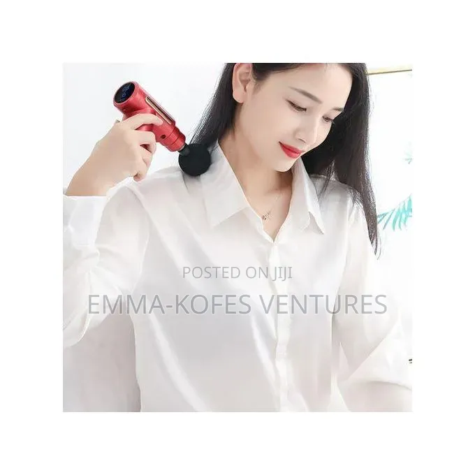 Handheld Fascia Massage Gun Muscle Relaxation With 4 Heads