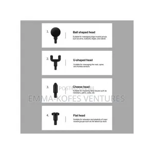 Handheld Fascia Massage Gun Muscle Relaxation With 4 Heads