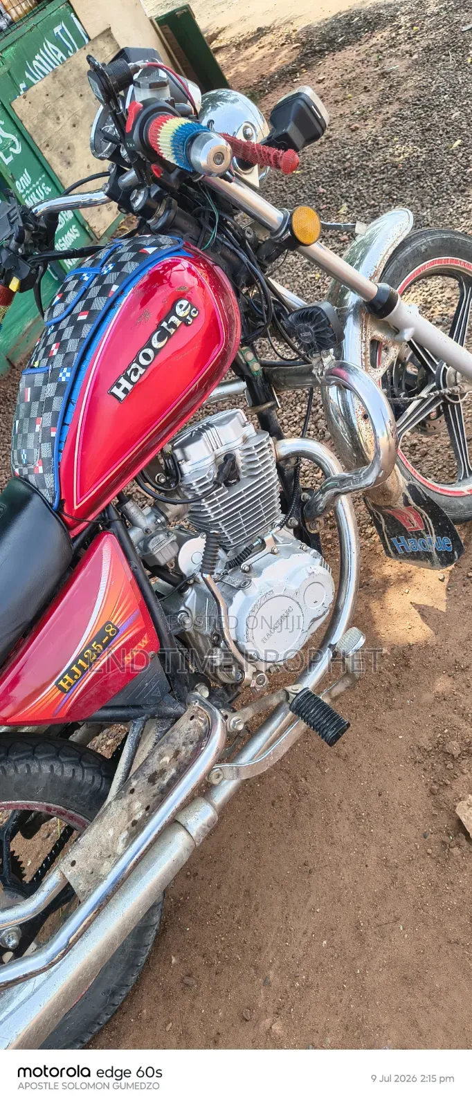 Haojue HJ125-8K 2026 Red