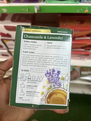 Organic Chamomile Lavender Tea, 24g Delivery Only