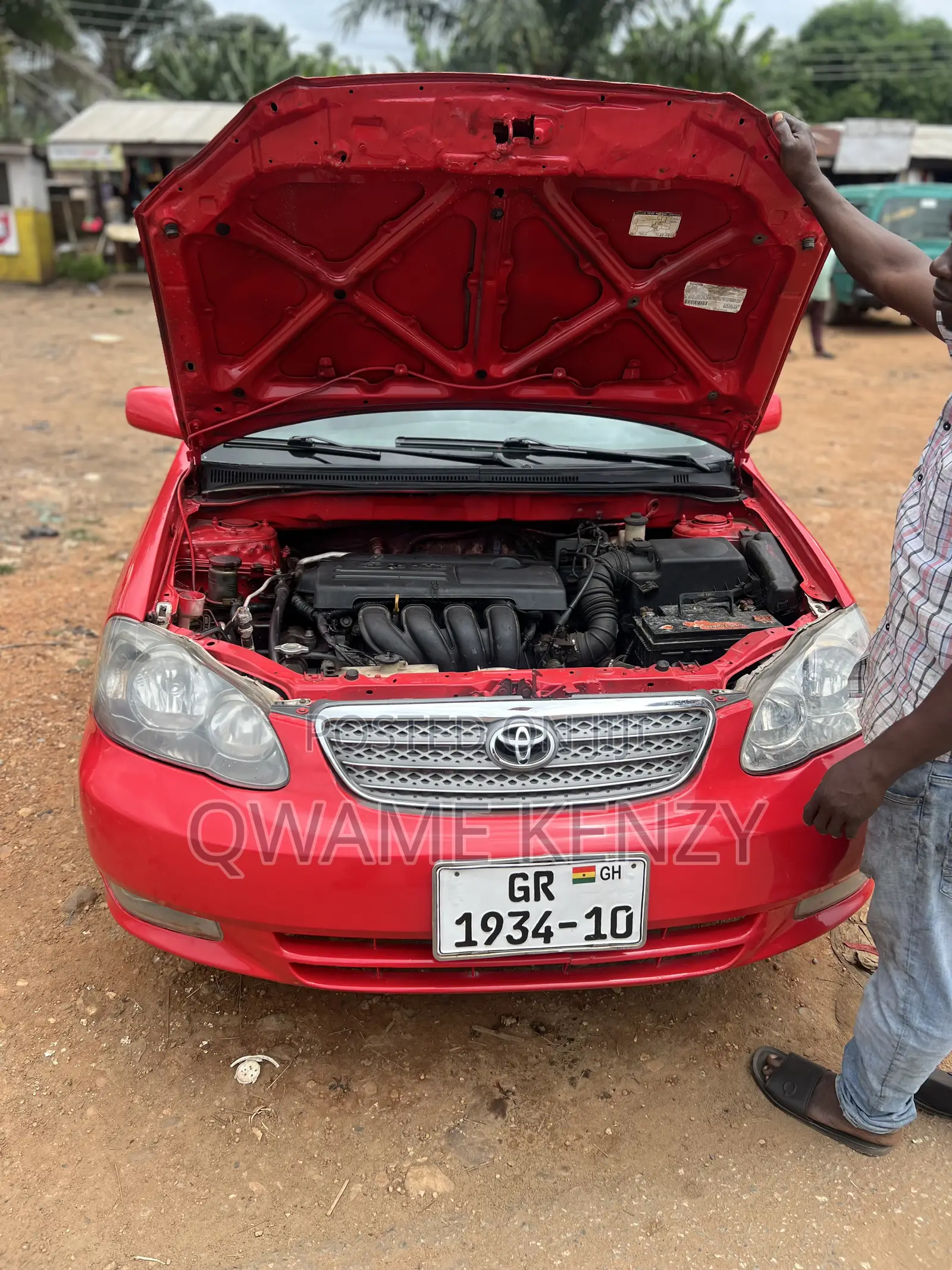 Toyota Corolla 2007 Red