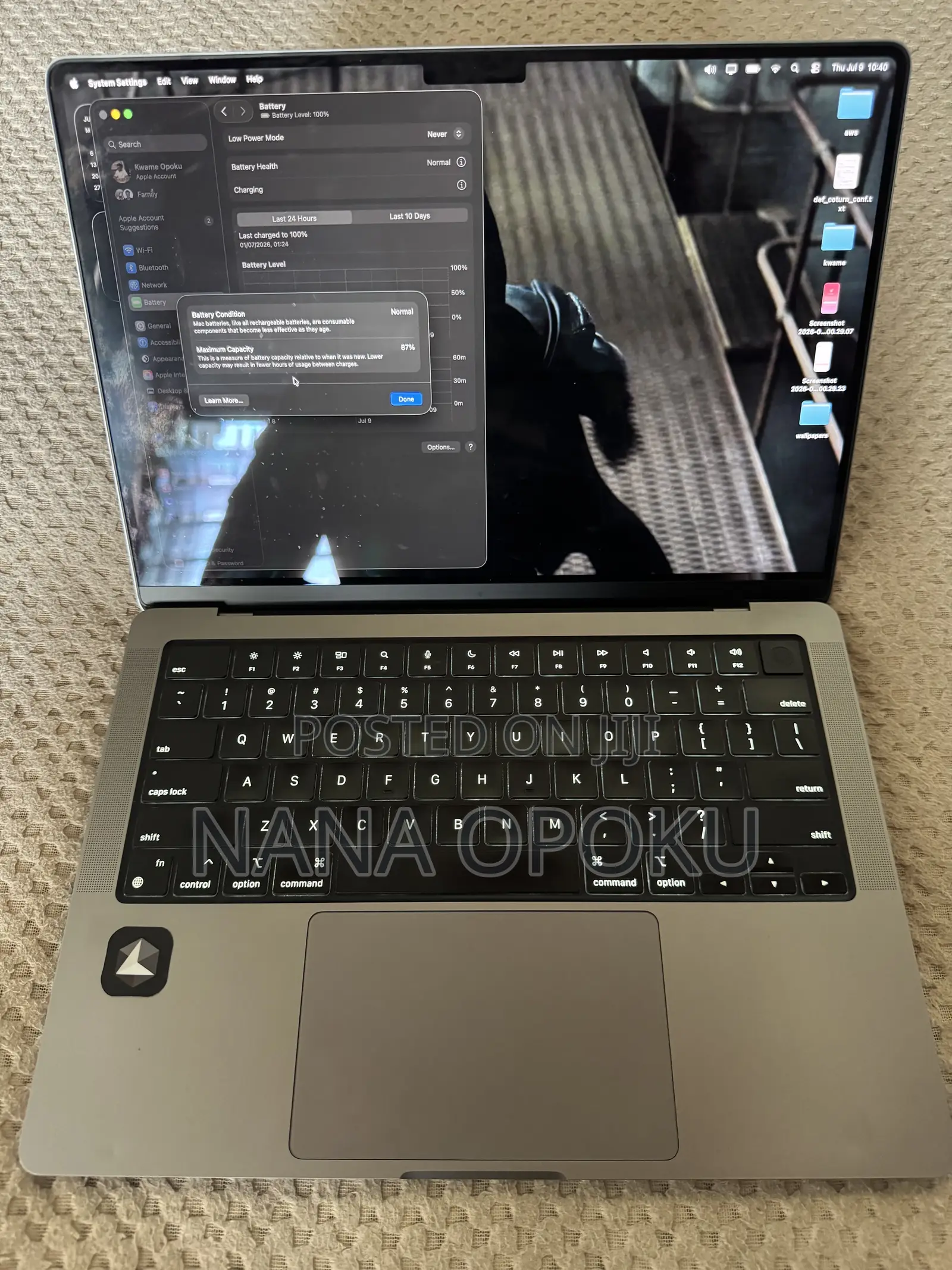 Laptop Apple MacBook Pro 2021 M1 16GB Apple M1 Pro SSD 512GB