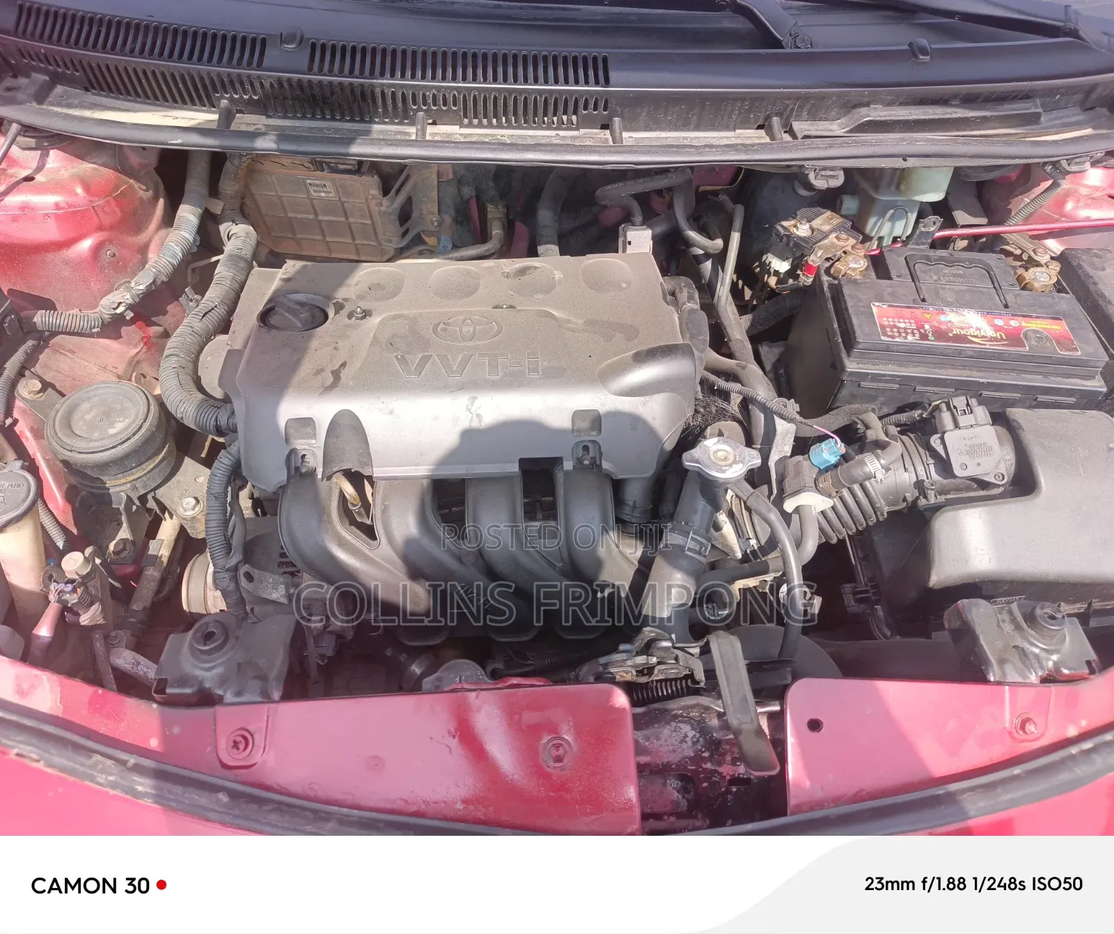 Toyota Yaris 2008 Red