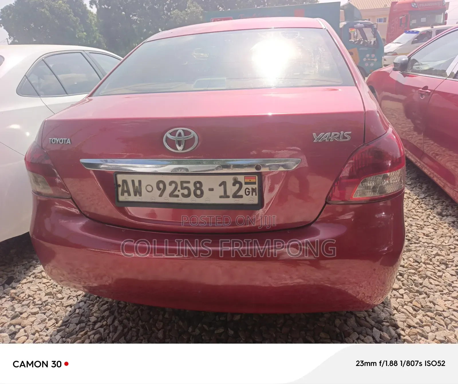 Toyota Yaris 2008 Red