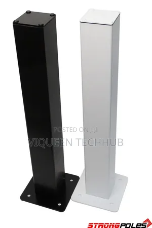 CCTV Camera Pole 6 Meters Combined Pole: White