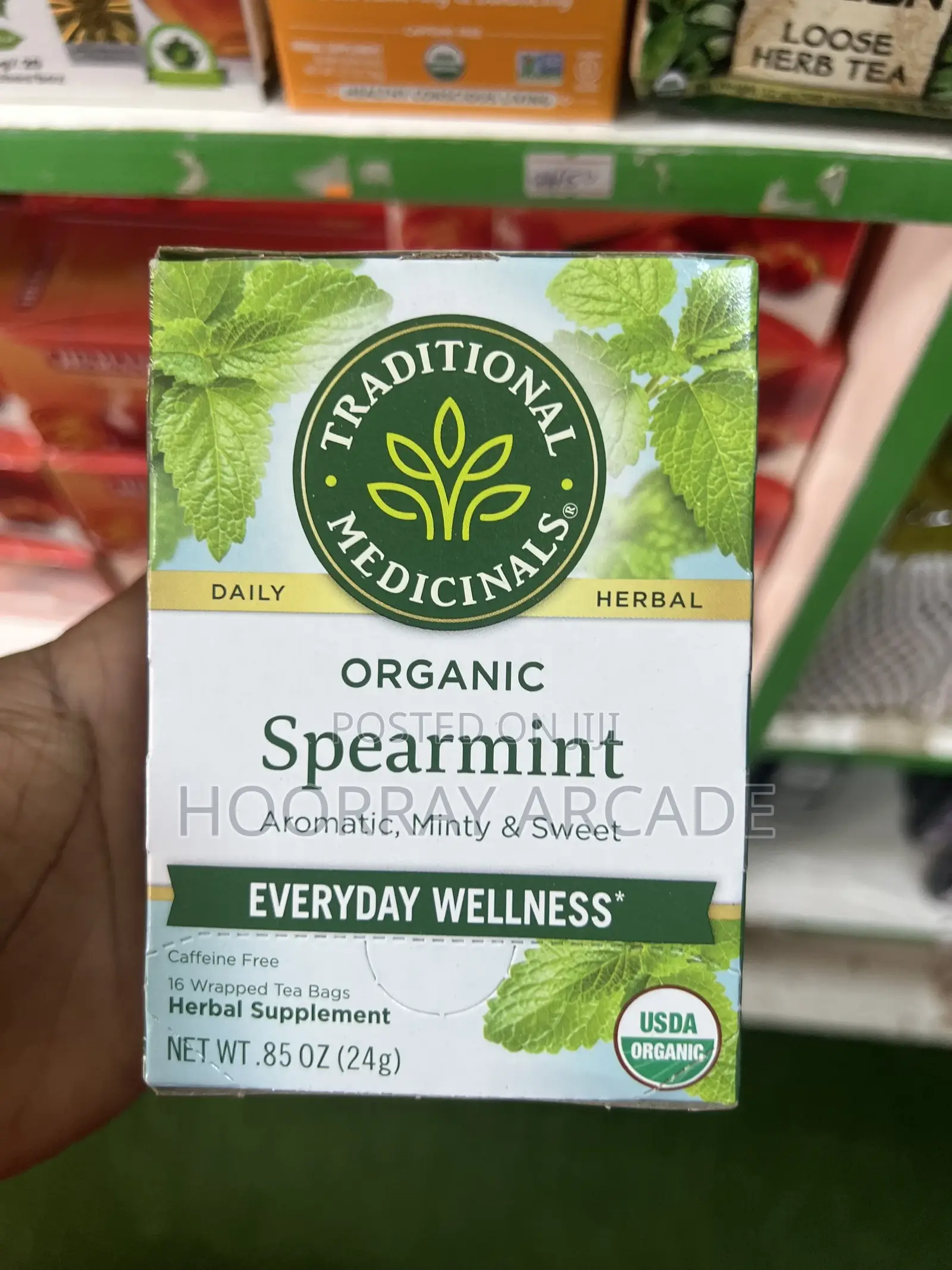 Organic Spearmint Tea, 24g Delivery Only