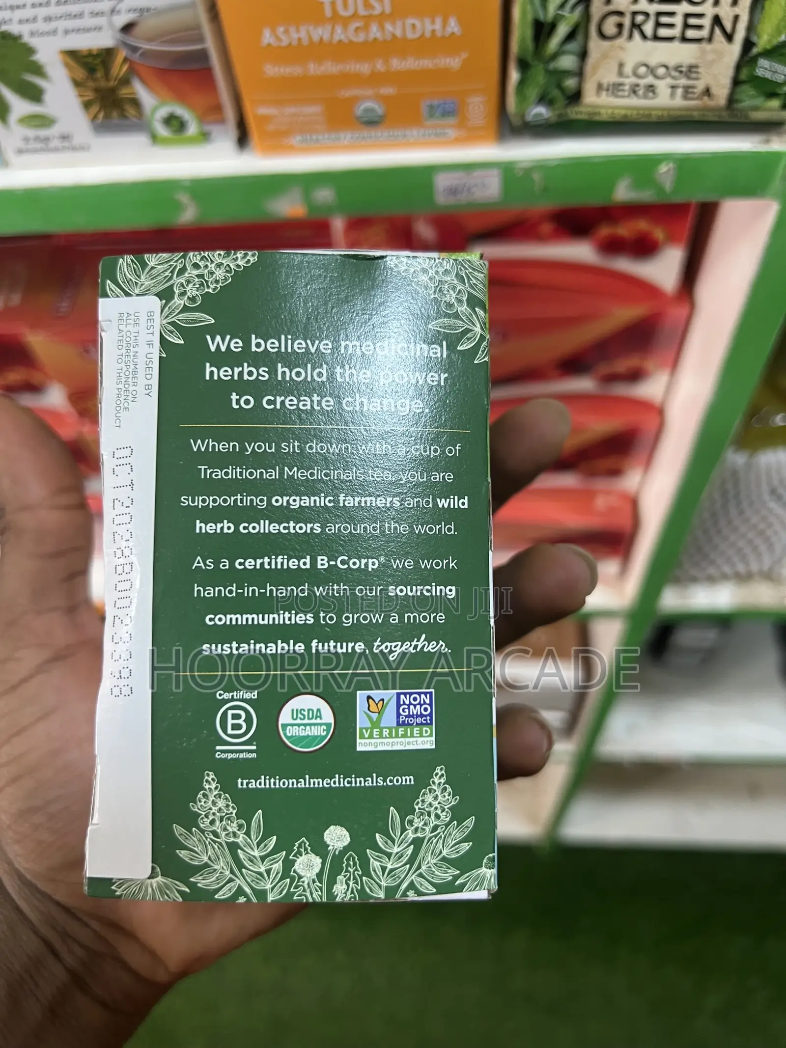 Organic Spearmint Tea, 24g Delivery Only