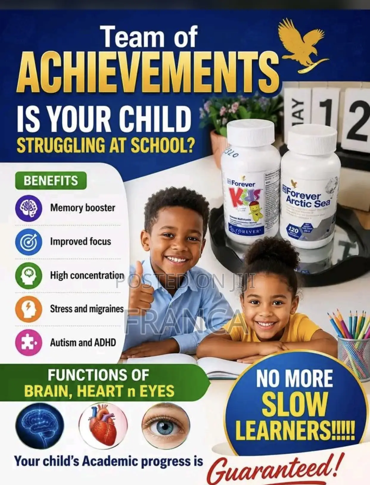 Natrual Product for Kids Brain / Memory Booster