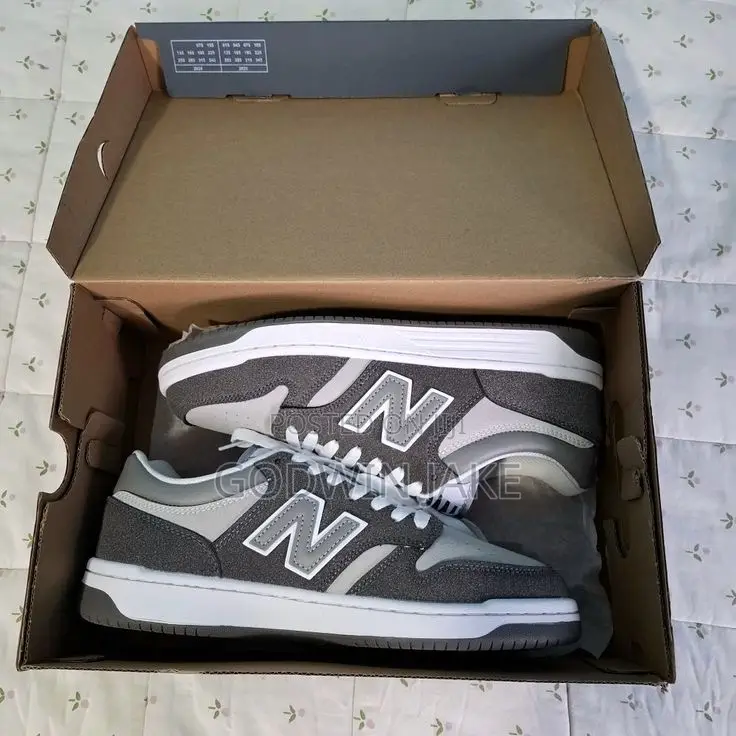 New Balance 480 Grey/White – Classic Low-Top Lifestyle Sneakers