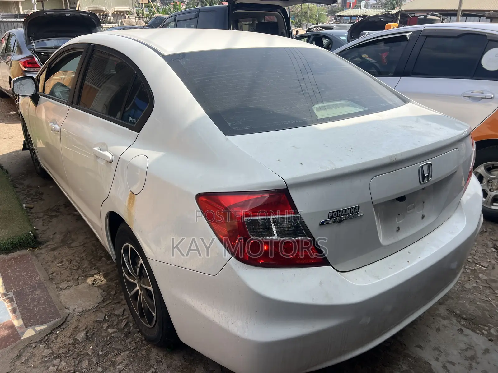 Honda Civic Sedan EX 2013 White