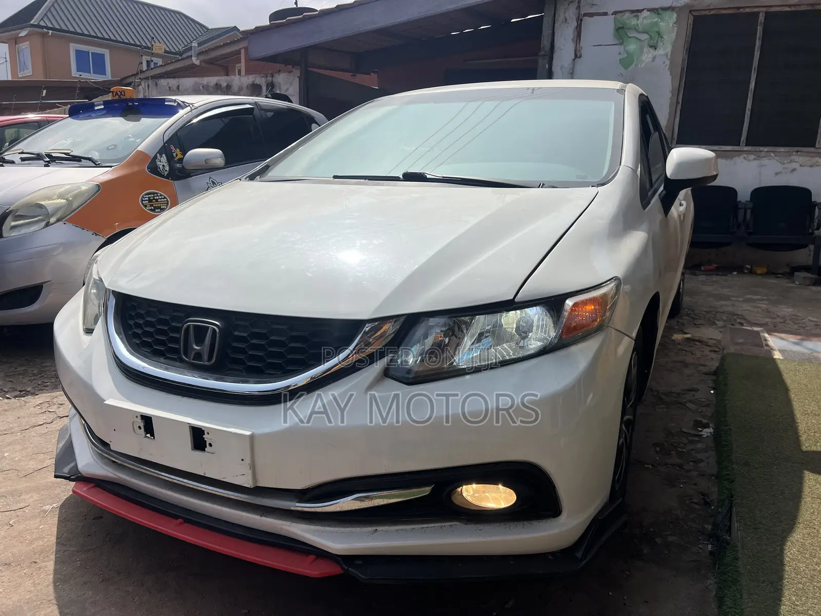 Honda Civic Sedan EX 2013 White