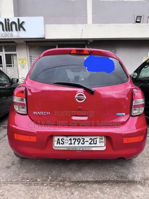 Nissan March 2010 Red