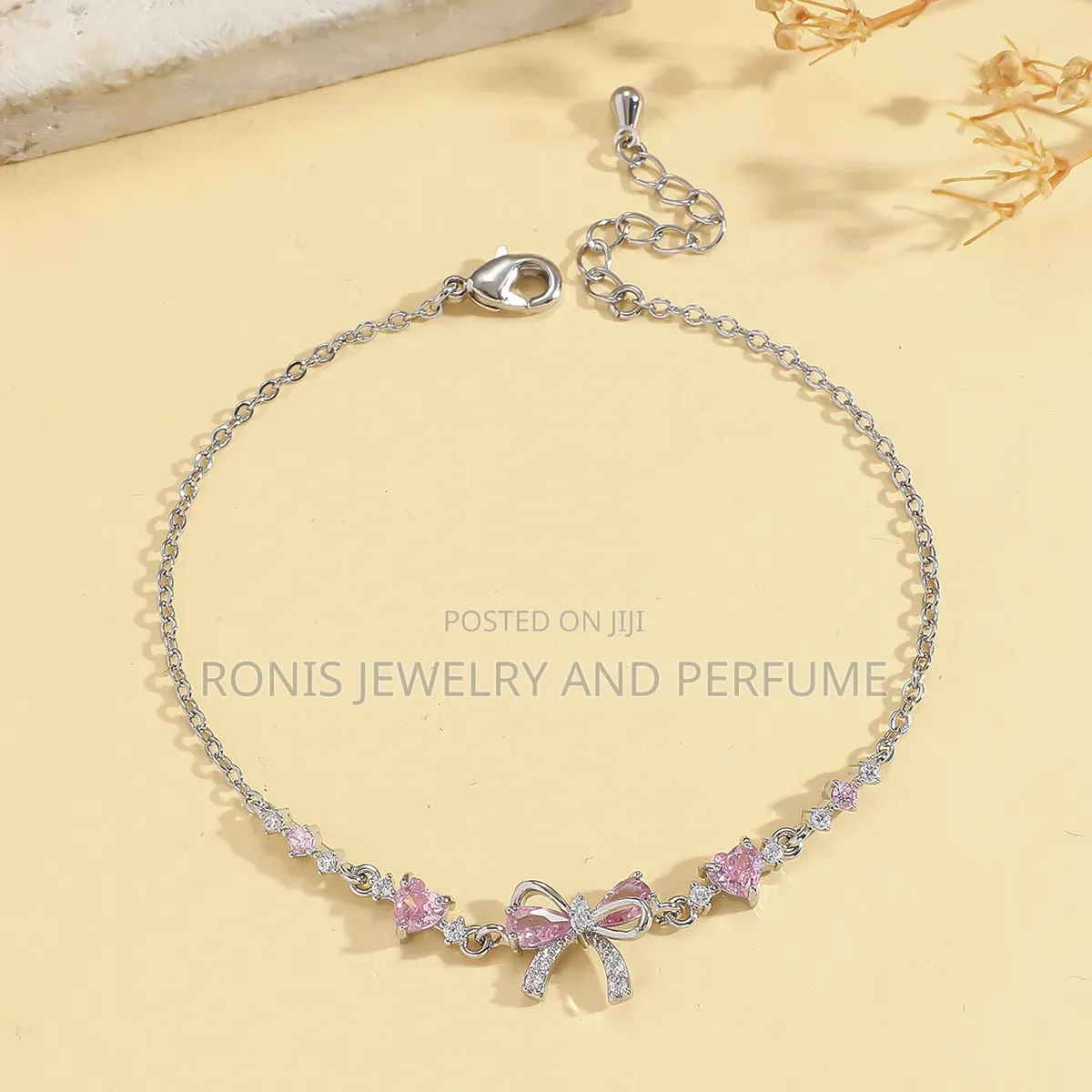 Silver Bowtie Bracelet