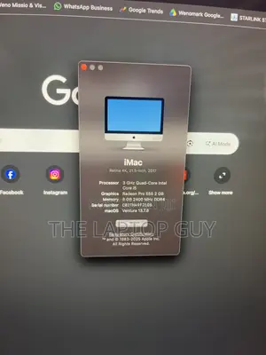 Desktop Computer Apple iMac 8GB Intel Core i5 SSD 256GB